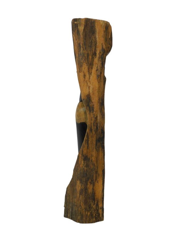 Rzeźba z hebanu abstrakt duży tył